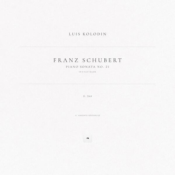 Franz Schubert, Luis Kolodin - Piano Sonata No. 21 in B-Flat Major, D. 960: II. Andante sostenuto